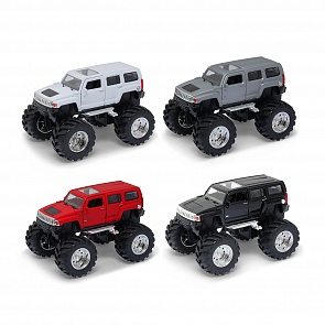 Модель машины Hammer H3 Big Wheel, 1:34-39 (Welly, 47001)